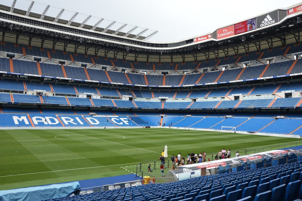 Real Madrid stadion i madrid.
