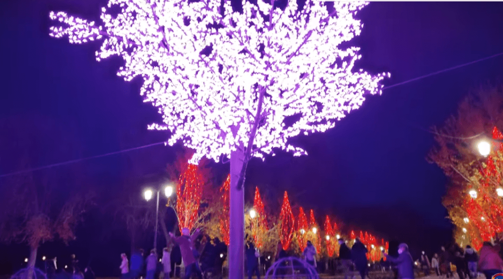 christmas in el retiro park